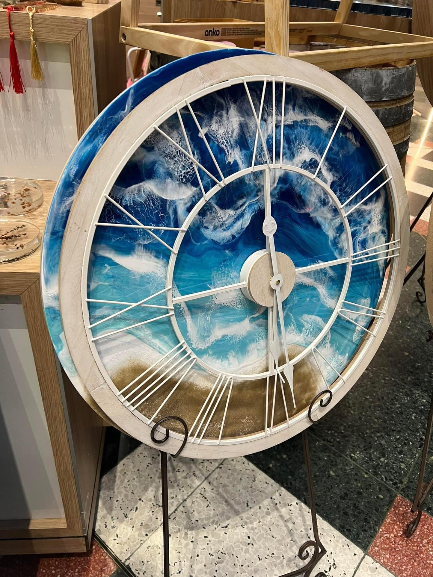 Mixed Sea Clock  - Made to order