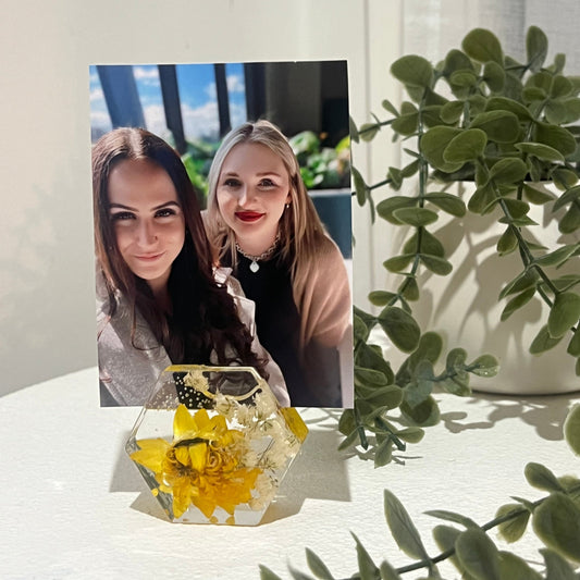 Hexagon Photo Holder 🌻