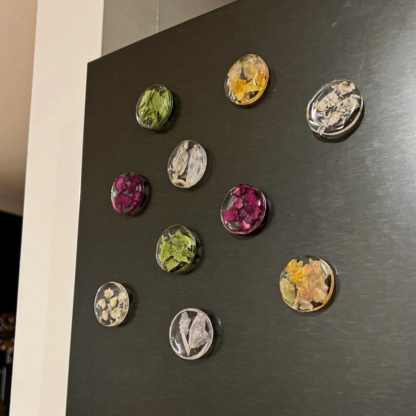 Fridge Magnets - Created with YOUR flowers