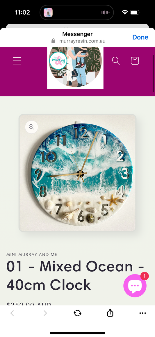 Mozaddid Jaamee - 70cm clock