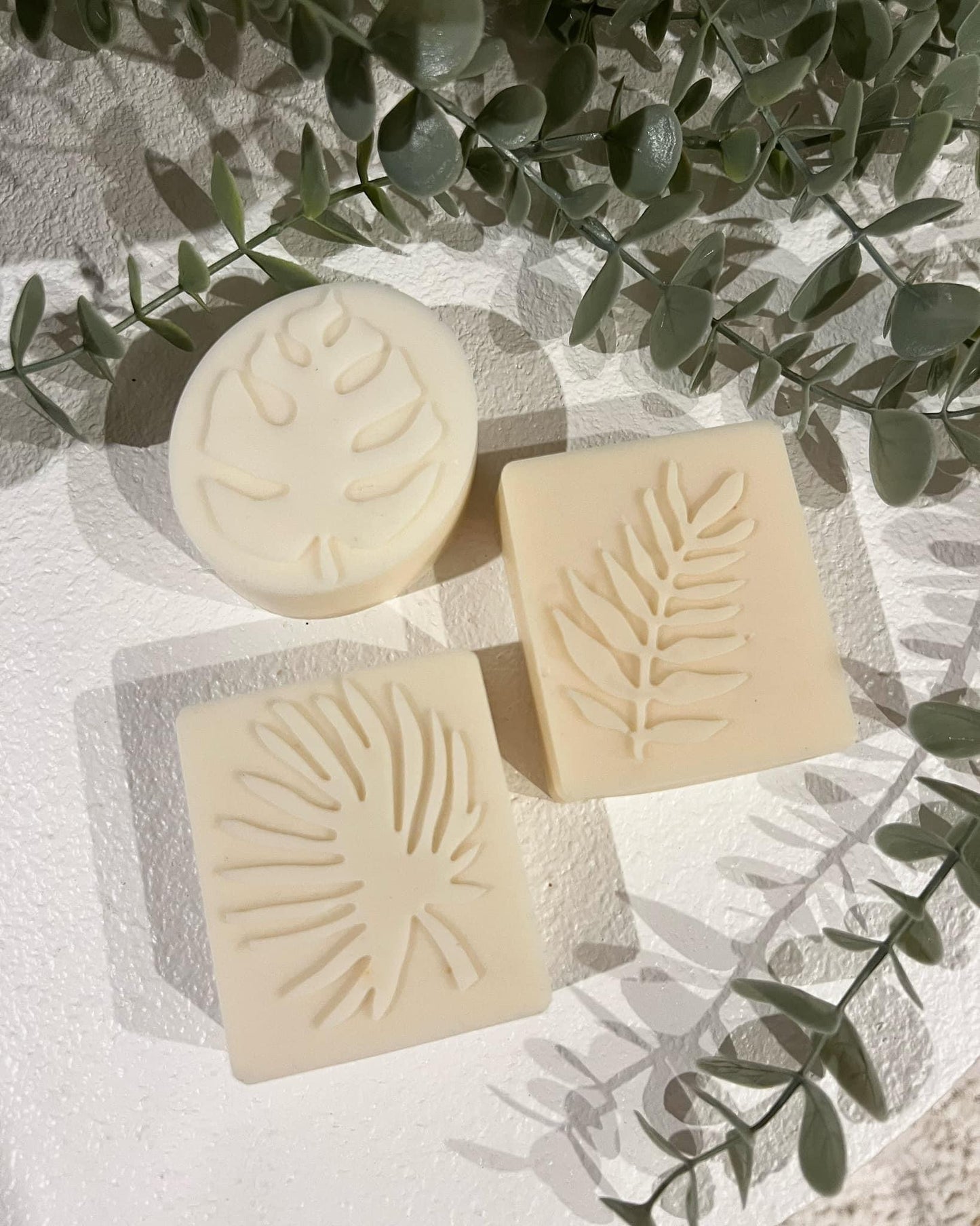 Soap with Leaf design